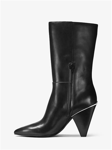 michael michael kors lizzy leather mid calf boot|Michael Kors Mid.